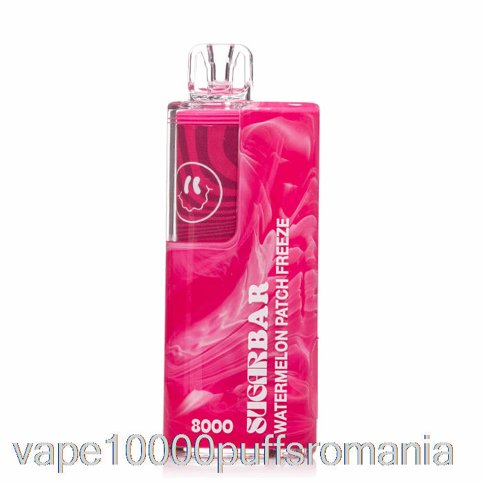 Vape Romania Sugar Bar Sb8000 Plasture De Pepene Verde De Unică Folosință Congelare